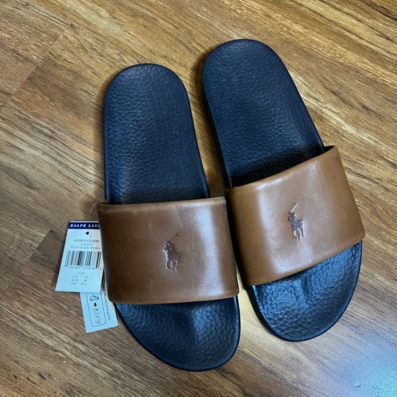 Polo Ralph Lauren Other - Polo Ralph Lauren brown slides